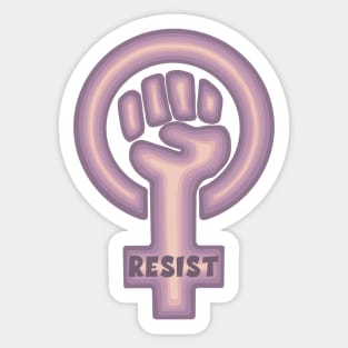 Feminist Symbol - Resist Sticker